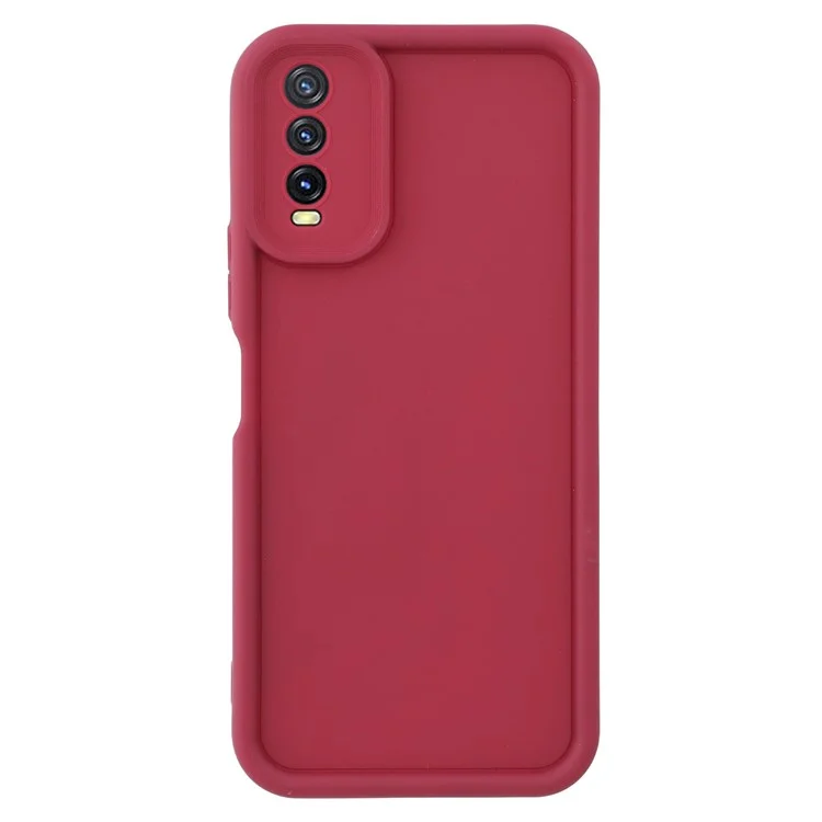 TPU-Hülle für vivo iQOO U1x / U3x / Y20 / Y20s / Y20A / Y20G / Y20i / Y20s [G] / Y20 2021 / Y20T / Y30 / Y30 Standard / Y30g 4G / Y11s / Y12s Handyhülle - Rot