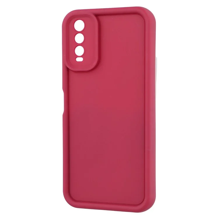 TPU-Hülle für vivo iQOO U1x / U3x / Y20 / Y20s / Y20A / Y20G / Y20i / Y20s [G] / Y20 2021 / Y20T / Y30 / Y30 Standard / Y30g 4G / Y11s / Y12s Handyhülle - Rot