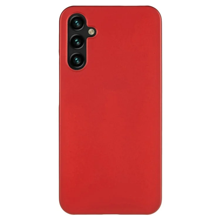Capa para Samsung Galaxy A56 5G, rígida, de PC fosco, minimalista - Vermelha