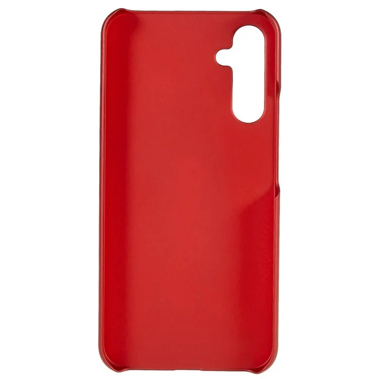 Capa para Samsung Galaxy A56 5G, rígida, de PC fosco, minimalista - Vermelha