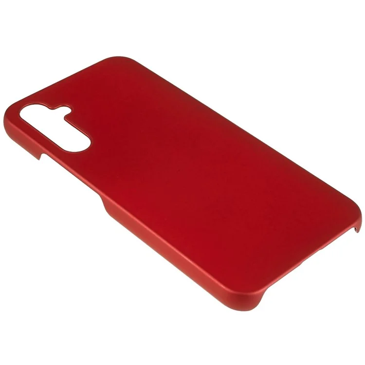 Capa para Samsung Galaxy A56 5G, rígida, de PC fosco, minimalista - Vermelha