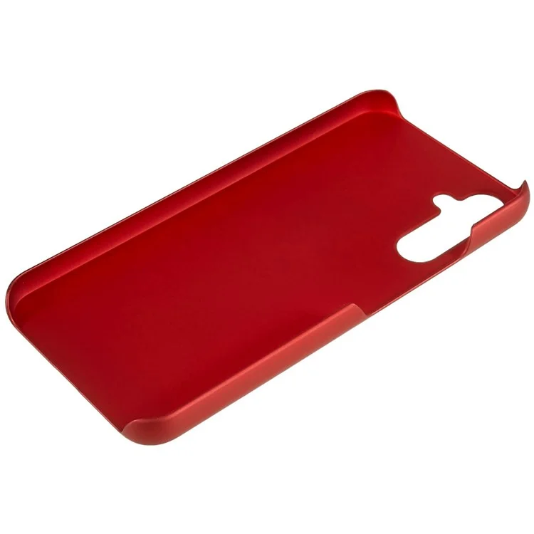 Capa para Samsung Galaxy A56 5G, rígida, de PC fosco, minimalista - Vermelha