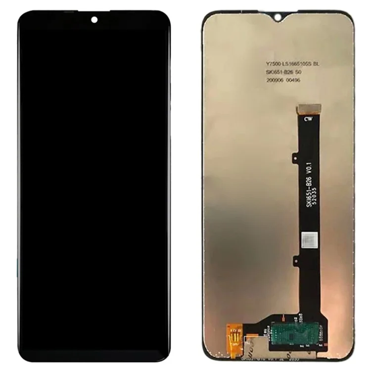 Para ZTE Blade A51 Peça de reposição de tela LCD e conjunto de digitalizador Grau C (Sem logotipo)
