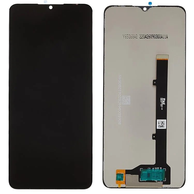 Para ZTE Blade A72 5G / A52 Peça de reposição do conjunto de tela LCD e digitalizador Grau C (Sem logotipo)