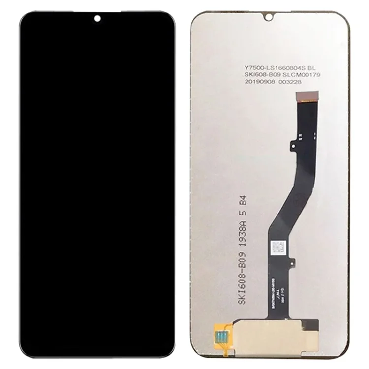 Para o ZTE Blade V40 Peça de reposição de conjunto de tela LCD e digitalizador de grau inteligente C (sem logotipo)
