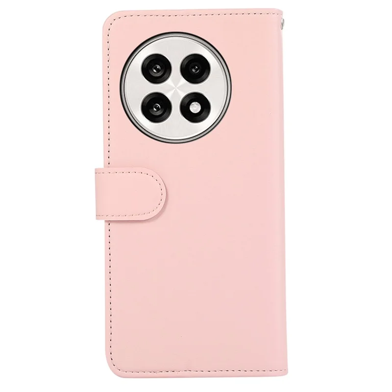 For OnePlus 13R 5G / Ace 5 5G Case RFID Blocking Flip Leather Phone Cover - Pink