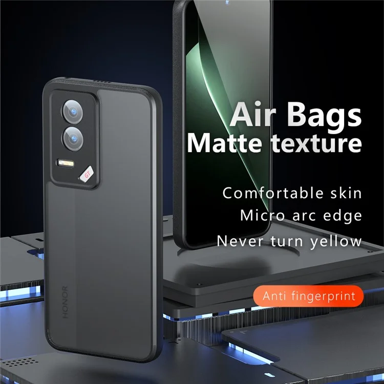 Capa de telefone For Honor GT à prova de queda TPU + capa traseira fosca de PC