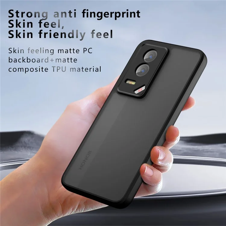 Capa de telefone For Honor GT à prova de queda TPU + capa traseira fosca de PC