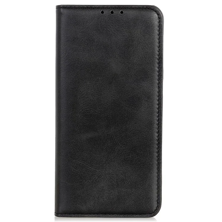 Capa de couro dividido para Xiaomi Redmi Note 14 5G Flip Wallet Phone Cover - Preto