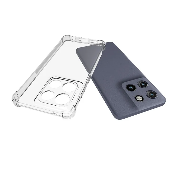 Custodia per telefono in TPU per Motorola Moto G Stylus 5G (2025), antiscivolo, trasparente, cover per telefono cellulare