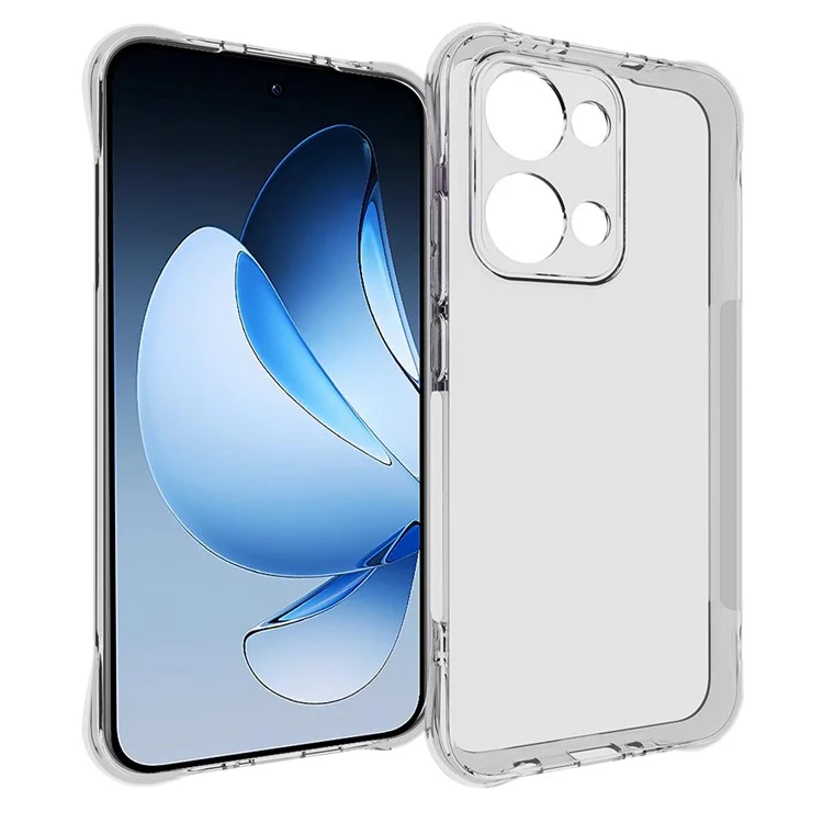 Funda de teléfono móvil TPU antideslizante y transparente para Oppo Reno13 5G (Global)