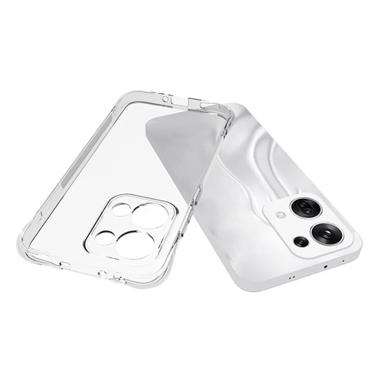 Funda de teléfono móvil TPU antideslizante y transparente para Oppo Reno13 5G (Global)