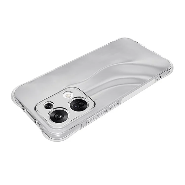 Funda de teléfono móvil TPU antideslizante y transparente para Oppo Reno13 5G (Global)