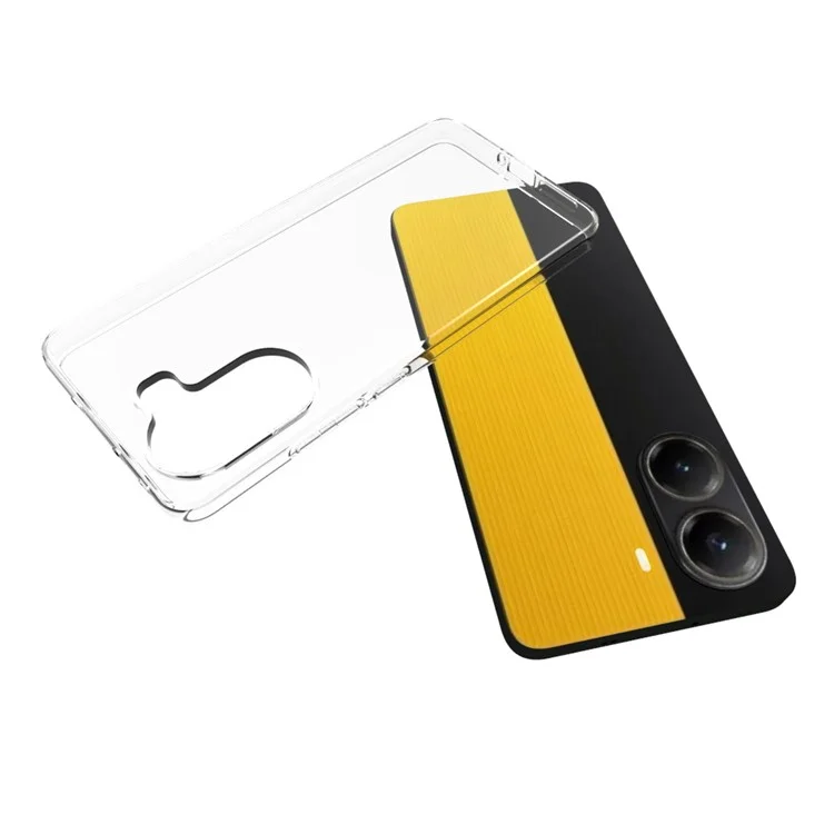 Custodia trasparente per Xiaomi Poco X7 Pro 5G / Redmi Turbo 4 5G, resistente all'acqua, in TPU.