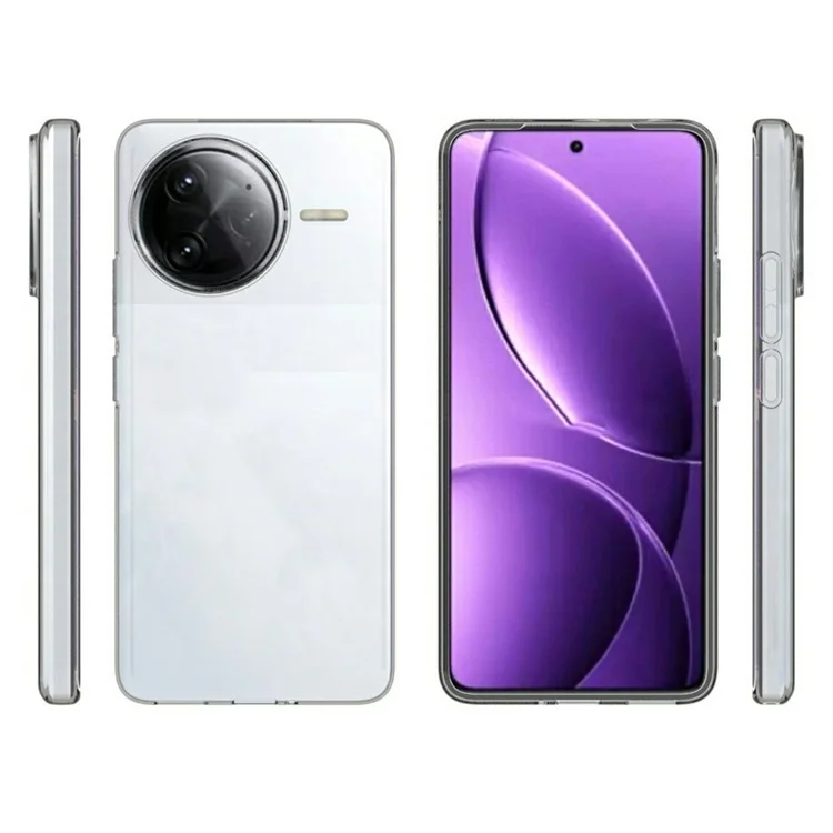 10Pcs / Pack For Xiaomi Poco F7 Ultra 5G / Redmi K80 Pro 5G Case Watermark Free TPU Protective Clear Phone Cover