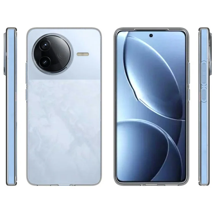 10 штук / Упаковка для чехла Xiaomi Redmi K80 5G Водонепроницаемый TPU защитный прозрачный чехол для телефона