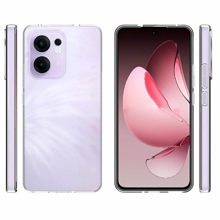10 unidades / Paquete para Oppo Reno13 F Funda Marca de agua Gratis Cubierta de teléfono protectora de TPU transparente