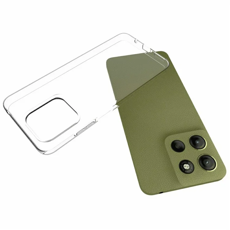 10 piezas / Paquete para Motorola Moto G15 4G Funda Libre de marcas de agua Cubierta de teléfono protectora de TPU transparente