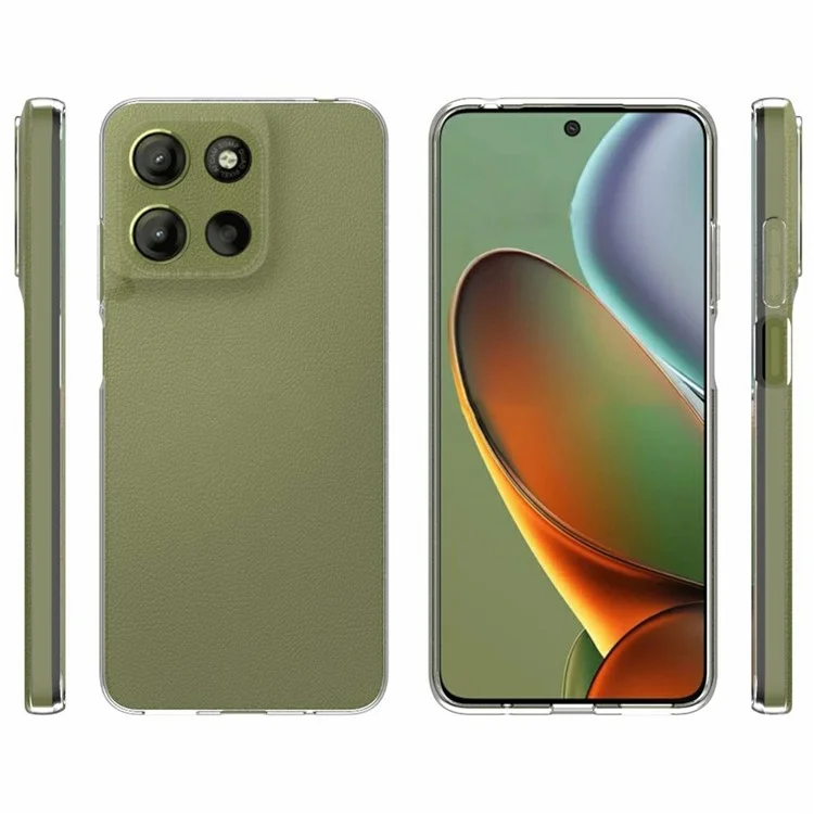 10 piezas / Paquete para Motorola Moto G15 4G Funda Libre de marcas de agua Cubierta de teléfono protectora de TPU transparente