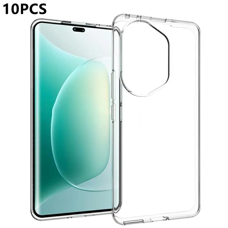 10 pezzi / confezione per Honor 300 Pro Case Watermark Free TPU Protective Clear Phone Cover