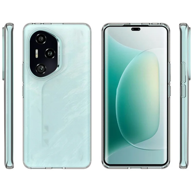 10 pezzi / confezione per Honor 300 Pro Case Watermark Free TPU Protective Clear Phone Cover