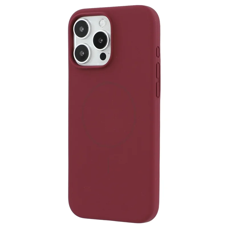 X-LEVEL For iPhone 16 Pro Case Compatible with MagSafe Liquid Silicone Phone Back Cover Skin Touch - Plum