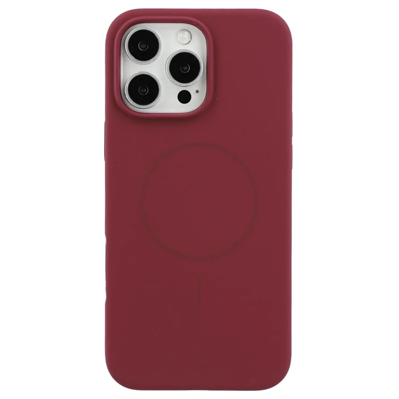 X-LEVEL For iPhone 16 Pro Case Compatible with MagSafe Liquid Silicone Phone Back Cover Skin Touch - Plum