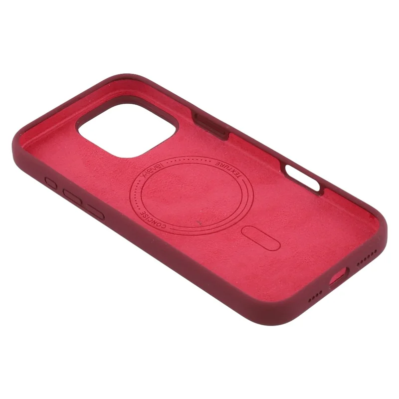 X-LEVEL For iPhone 16 Pro Case Compatible with MagSafe Liquid Silicone Phone Back Cover Skin Touch - Plum