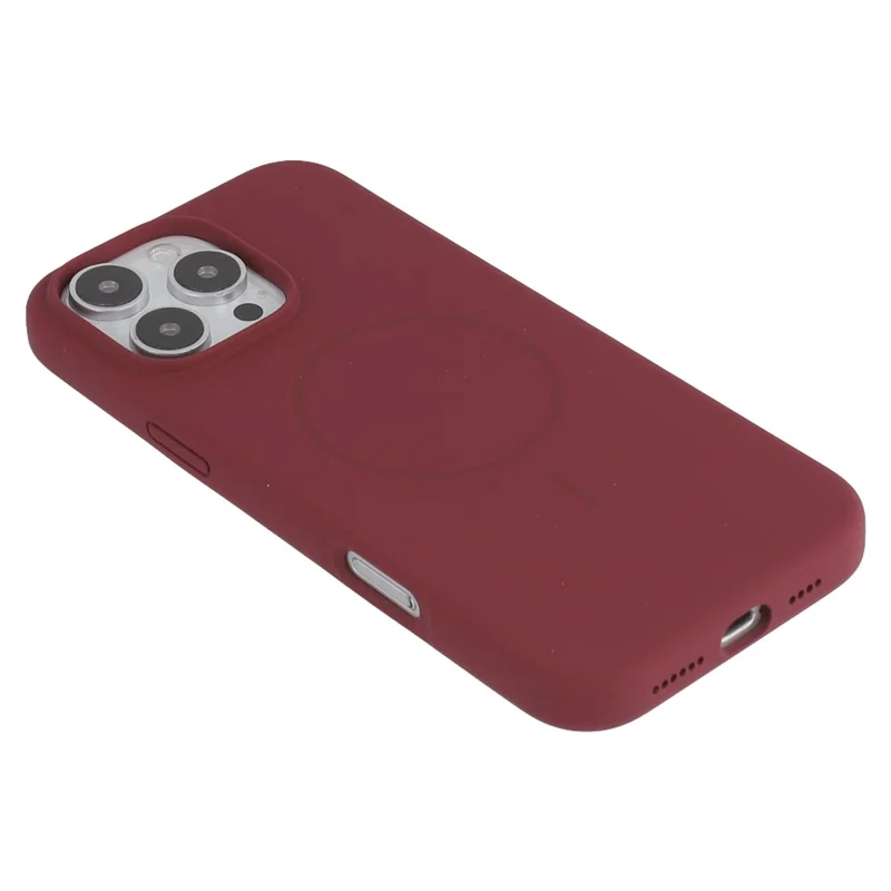 X-LEVEL For iPhone 16 Pro Case Compatible with MagSafe Liquid Silicone Phone Back Cover Skin Touch - Plum