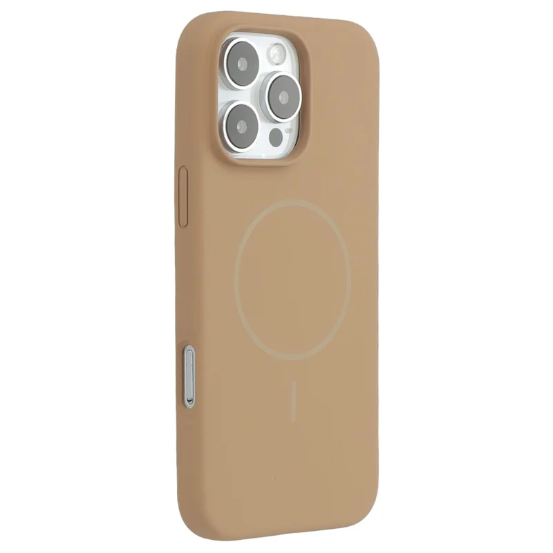 X-LEVEL For iPhone 16 Pro Case Compatible with MagSafe Liquid Silicone Phone Back Cover Skin Touch - Desert Gold