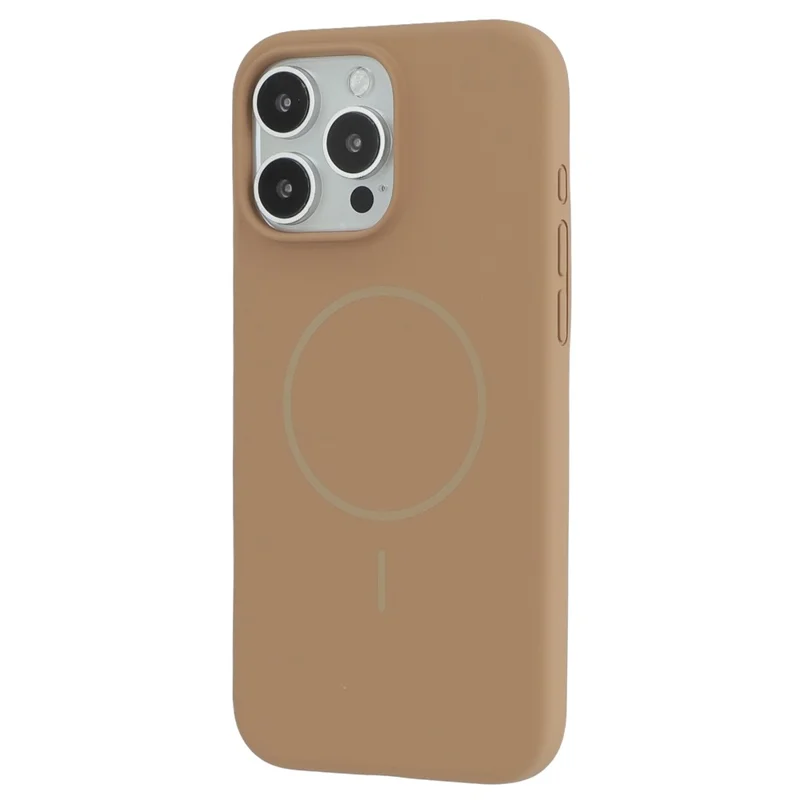 X-LEVEL For iPhone 16 Pro Case Compatible with MagSafe Liquid Silicone Phone Back Cover Skin Touch - Desert Gold