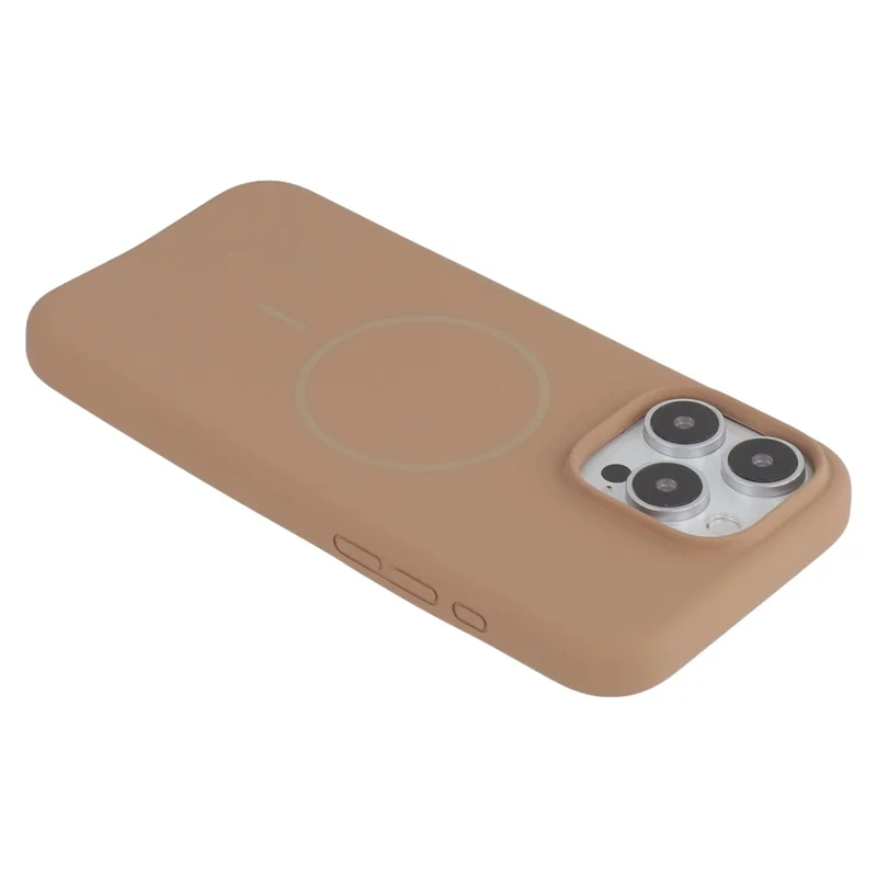 X-LEVEL For iPhone 16 Pro Case Compatible with MagSafe Liquid Silicone Phone Back Cover Skin Touch - Desert Gold