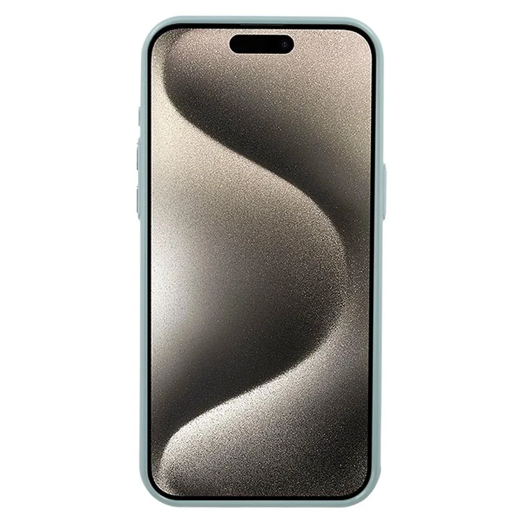 For iPhone 15 Pro Max Case Compatible with MagSafe Glitter Design IMD TPU + PC Phone Back Cover - Green
