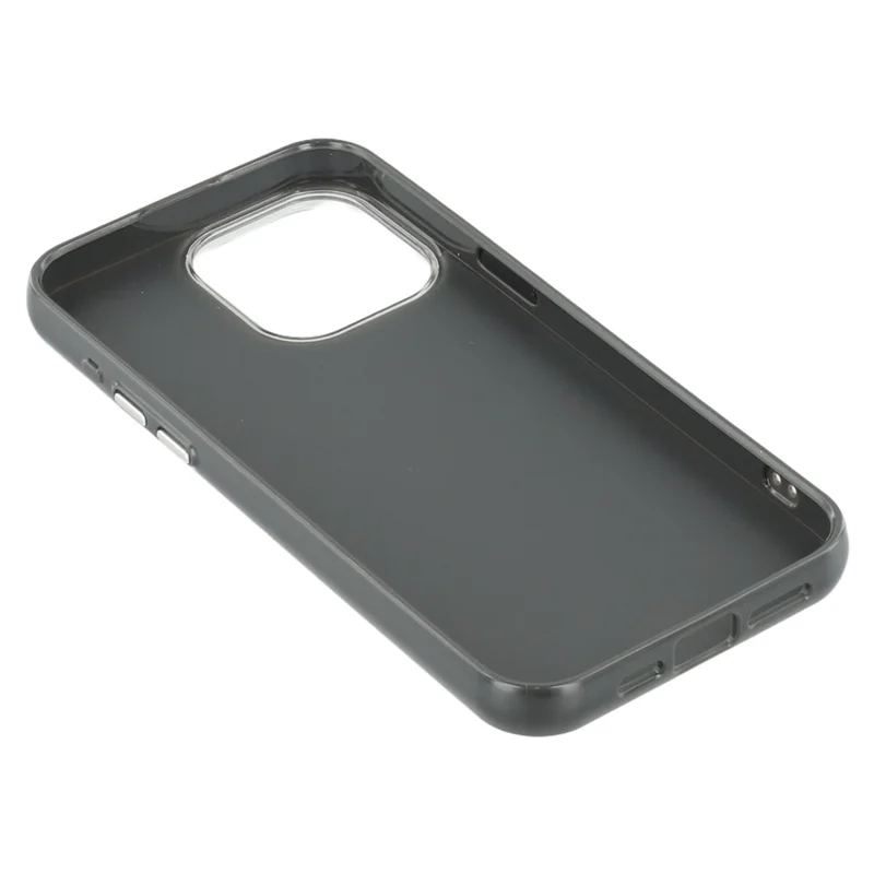 For iPhone 15 Pro Max Case Glitter Design IMD TPU + PC Phone Back Cover - Black