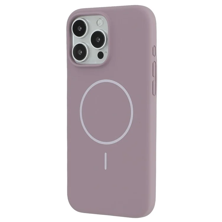Capa para iPhone 16 Pro Max da X-LEVEL compatível com MagSafe, capa de silicone líquido para o corpo do telefone - Roxo