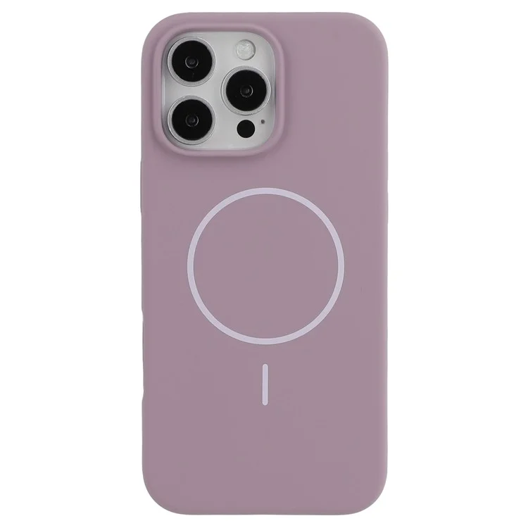 Capa para iPhone 16 Pro Max da X-LEVEL compatível com MagSafe, capa de silicone líquido para o corpo do telefone - Roxo