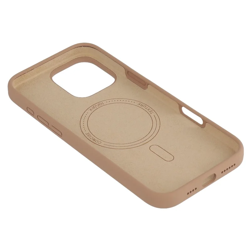 X-LEVEL For iPhone 16 Pro Max Case Compatible with MagSafe Liquid Silicone Phone Back Cover Skin Touch - Desert Gold