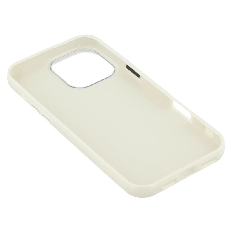 Voor iPhone 16 Pro hoesje Glitterdesign IMD TPU + PC achterklep - Grijs