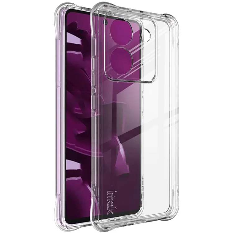 Coque de téléphone IMAK pour Xiaomi Poco M7 Pro 5G en TPU avec protection antichoc Airbag - Transparent