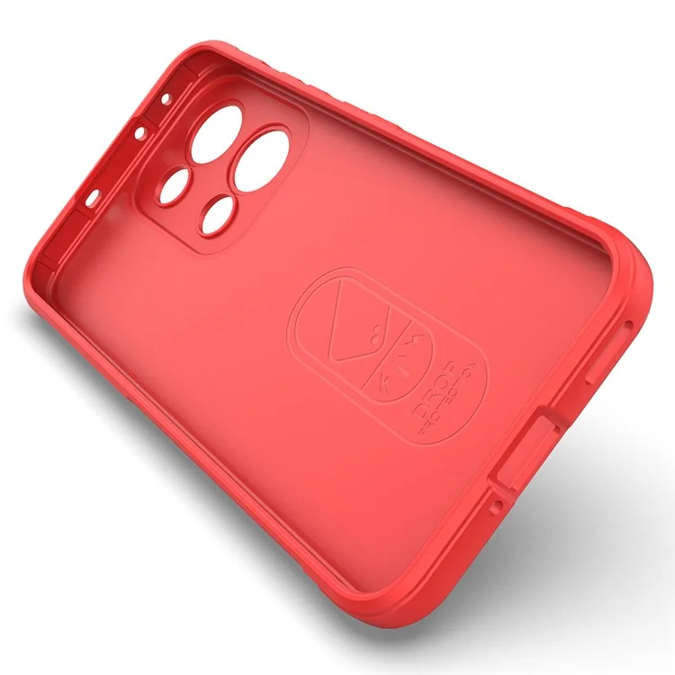 Custodia per Oppo Reno13 5G (versione globale) - Antiurto, morbida in TPU, cover posteriore robusta - Rosso