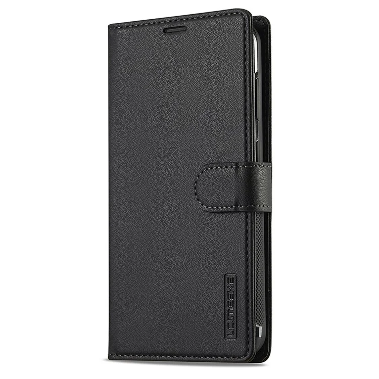 Capa LC.IMEEKE L2 Series para Samsung Galaxy A36 5G, de couro PU, carteira com tampa de telefone magnética destacável - Preta