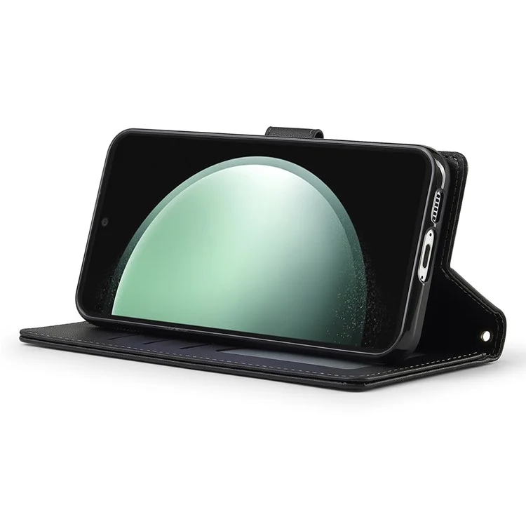 Capa LC.IMEEKE L2 Series para Samsung Galaxy A36 5G, de couro PU, carteira com tampa de telefone magnética destacável - Preta