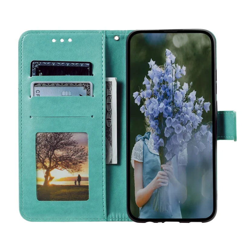 Stand Case for Xiaomi Redmi Note Note 14 Pro+ 5G / 14 Pro 5G / Poco X7 5G Imprinted Totem PU Leather Wallet Phone Cover - Green