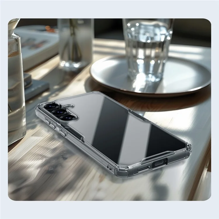 Funda NILLKIN Pro Series para Samsung Galaxy S25, de TPU y PC, transparente.