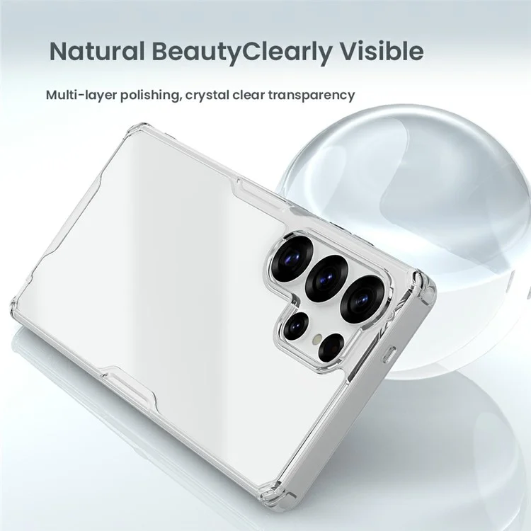 NILLKIN Pro Series for Samsung Galaxy S25 Ultra Case TPU PC Crystal Clear Phone Case