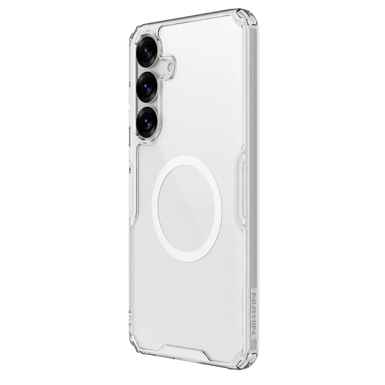 Чехол NILLKIN Pro Series для Samsung Galaxy S25+ совместимый с MagSafe, из ТПУ и ПК, прозрачный.