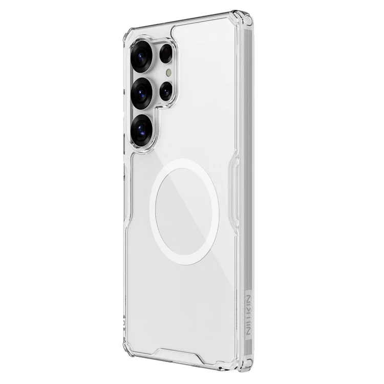 NILLKIN Pro Series for Samsung Galaxy S25 Ultra Case Compatible with MagSafe TPU PC Clear Phone Cover