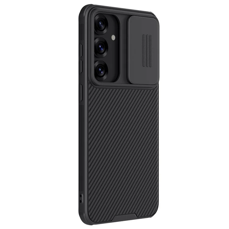 ЧЕХОЛ NILLKIN CAMSHIELD PRO SERIES ДЛЯ SAMSUNG GALAXY S25, ПЛАСТИКОВЫЙ + ТПУ, СЪЕМНАЯ КРЫШКА КАМЕРЫ - ЧЕРНЫЙ