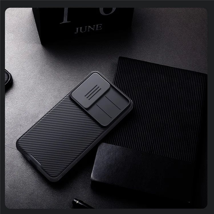 ЧЕХОЛ NILLKIN CAMSHIELD PRO SERIES ДЛЯ SAMSUNG GALAXY S25, ПЛАСТИКОВЫЙ + ТПУ, СЪЕМНАЯ КРЫШКА КАМЕРЫ - ЧЕРНЫЙ