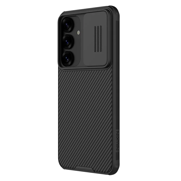 ЧЕХОЛ NILLKIN CAMSHIELD PRO SERIES ДЛЯ SAMSUNG GALAXY S25, ПЛАСТИКОВЫЙ + ТПУ, СЪЕМНАЯ КРЫШКА КАМЕРЫ - ЧЕРНЫЙ